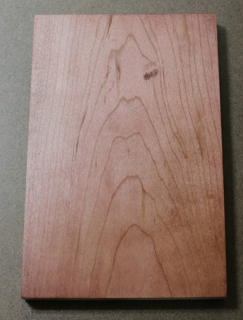 Piece of Maple with 1 Coat of Stain, no Topcoat